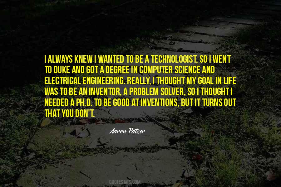 I'm A Problem Solver Quotes #1726492