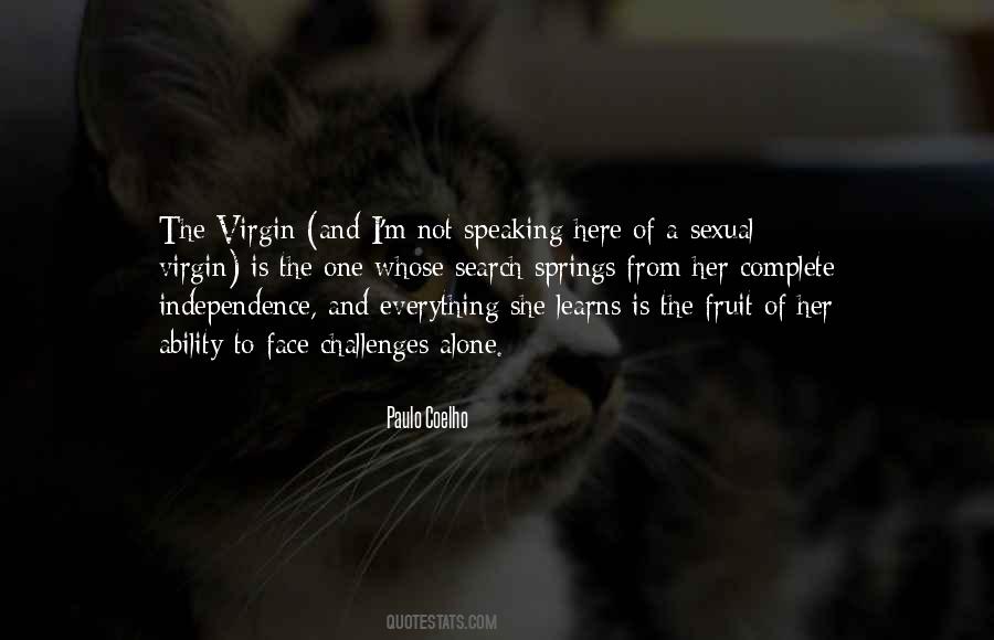 I'm A Virgin Quotes #281126