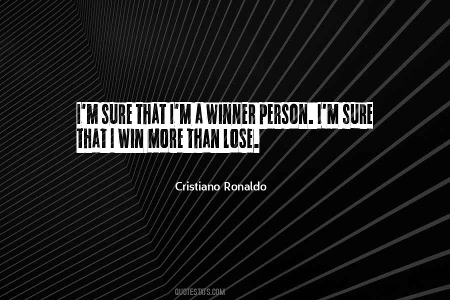 I'm A Winner Quotes #1786908