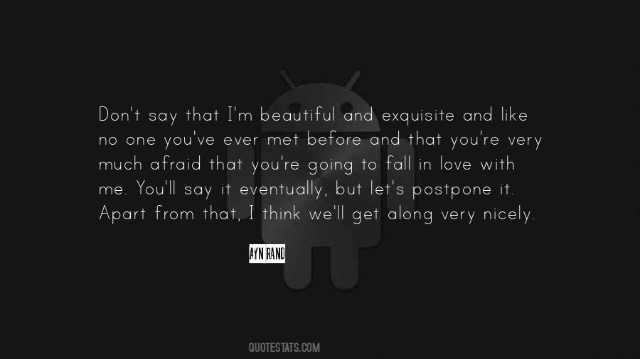 I'm Afraid To Love Quotes #1035666