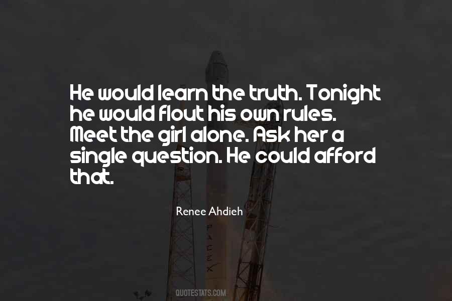 I'm Alone Tonight Quotes #159157