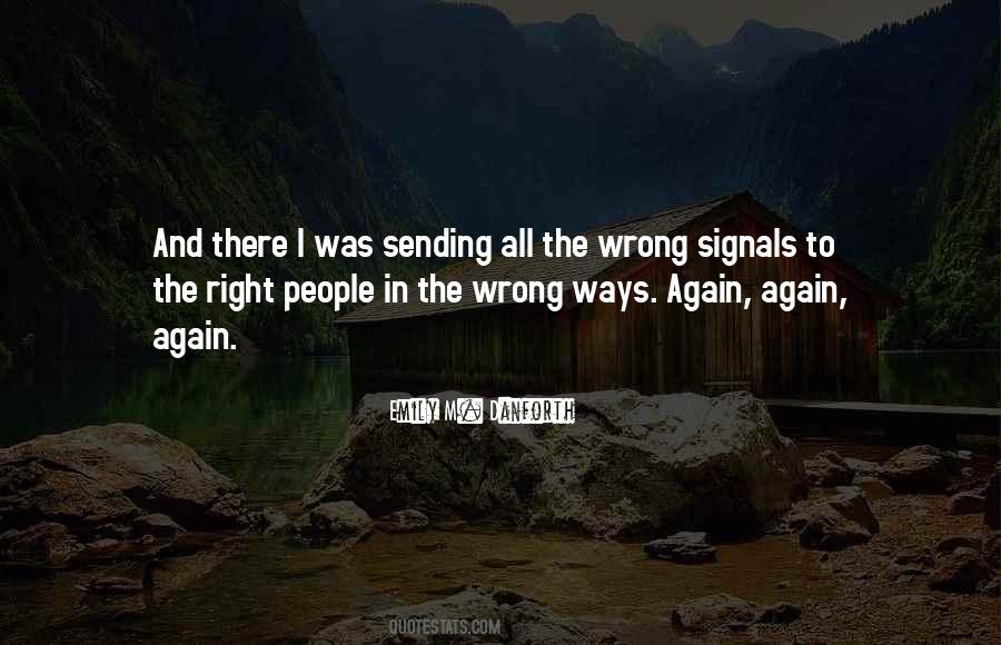 I'm Always Wrong Quotes #2247