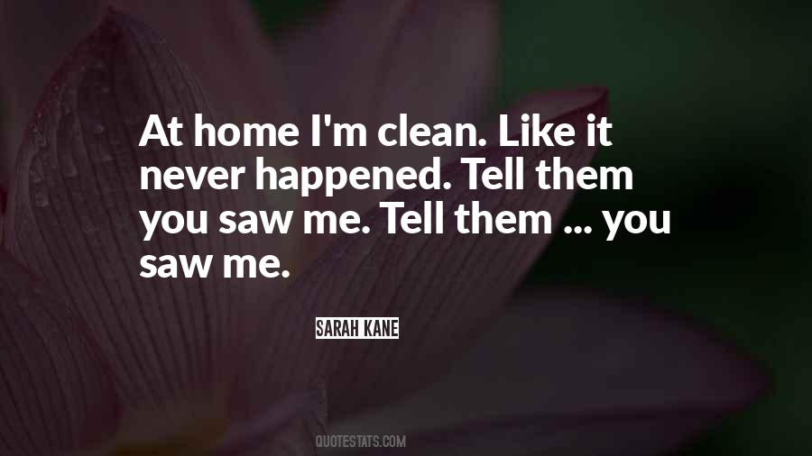 I'm Clean Quotes #1246475