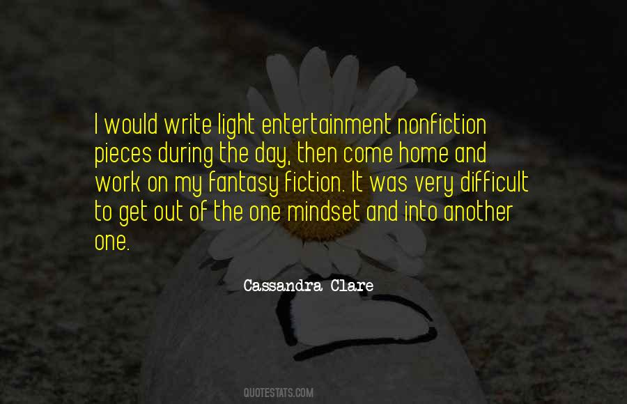 Quotes About Fantasy Writing #144377