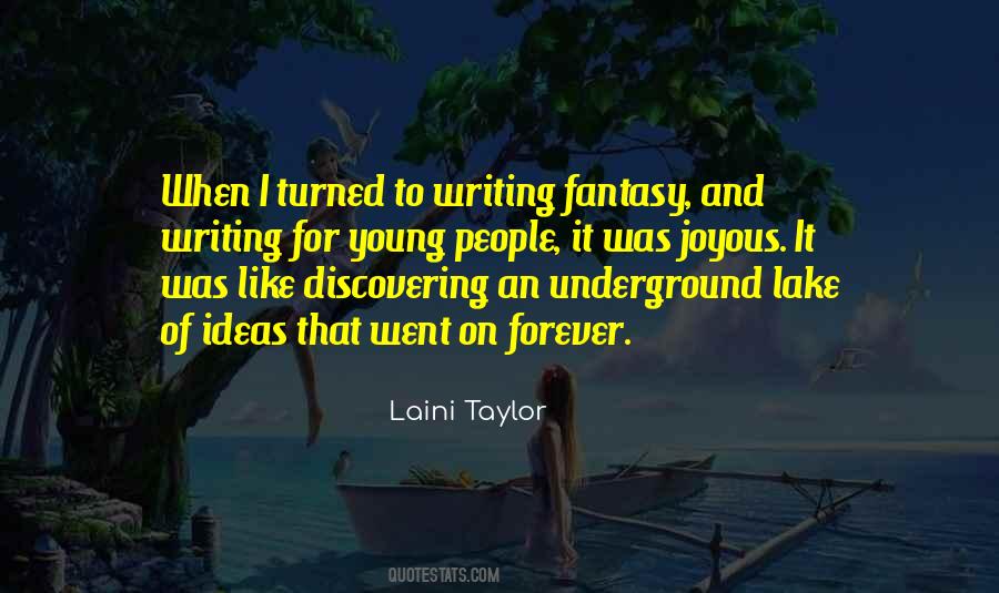 Quotes About Fantasy Writing #606023