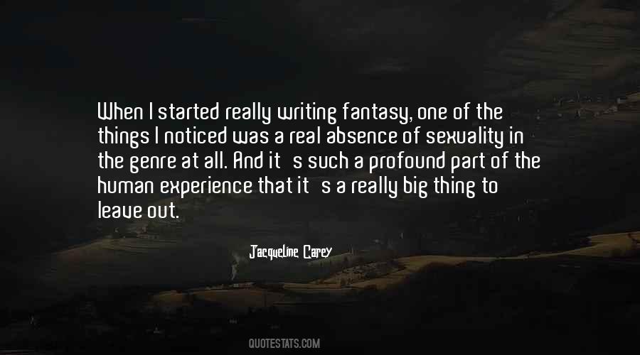 Quotes About Fantasy Writing #659682