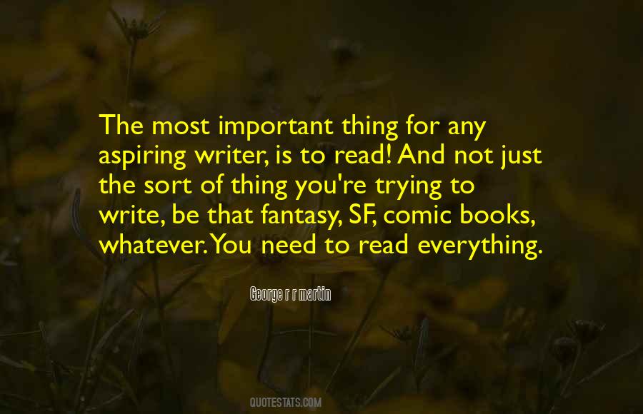 Quotes About Fantasy Writing #764499