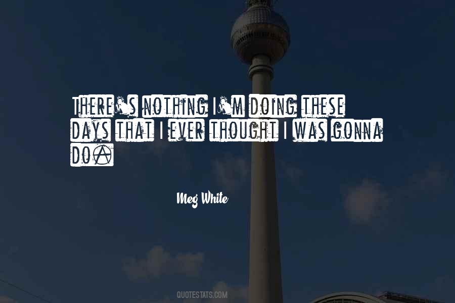 I'm Doing Nothing Quotes #180687