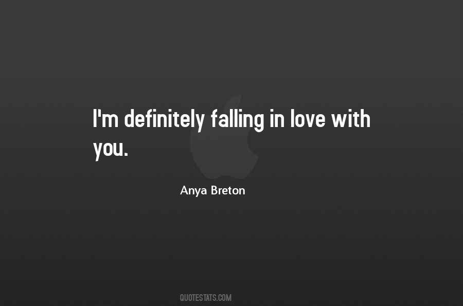 I'm Falling In Love With You Quotes #1771136