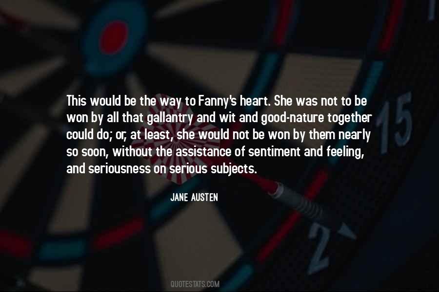 Quotes About Fanny #1592595