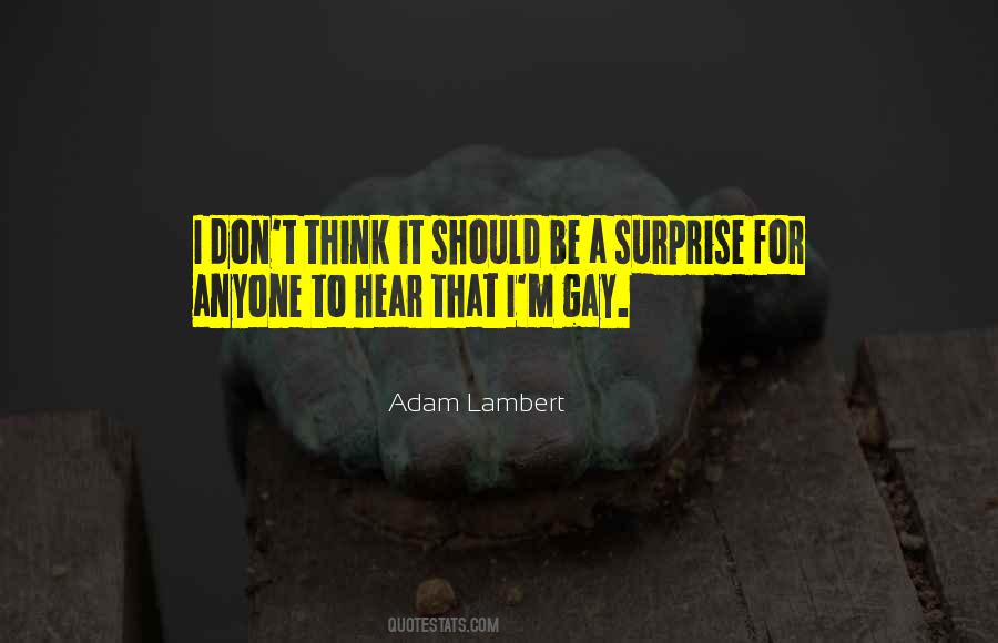 I'm Gay Quotes #1599291