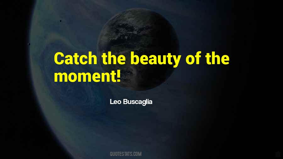 Quotes About The Beauty Of The Moment #687889