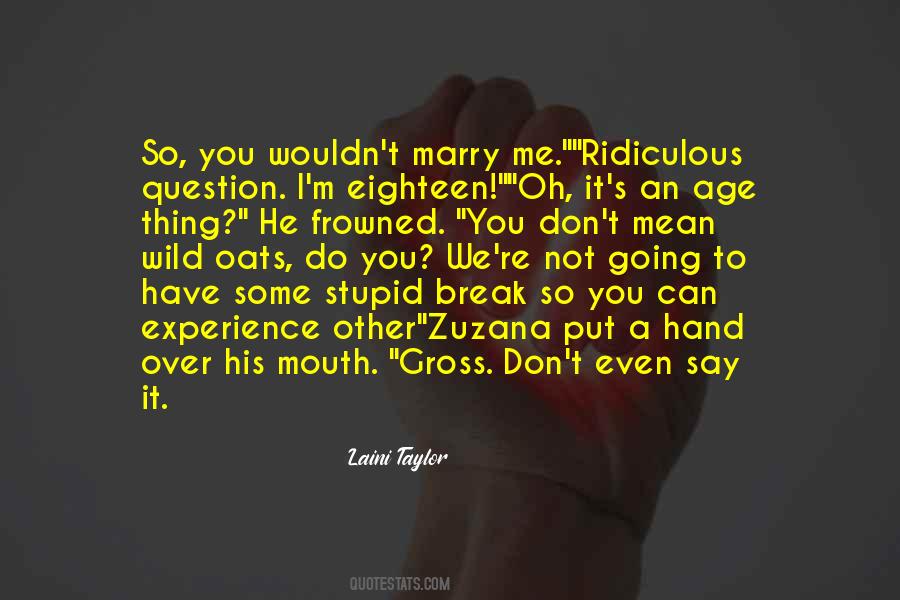 I'm Going To Marry You Quotes #165733