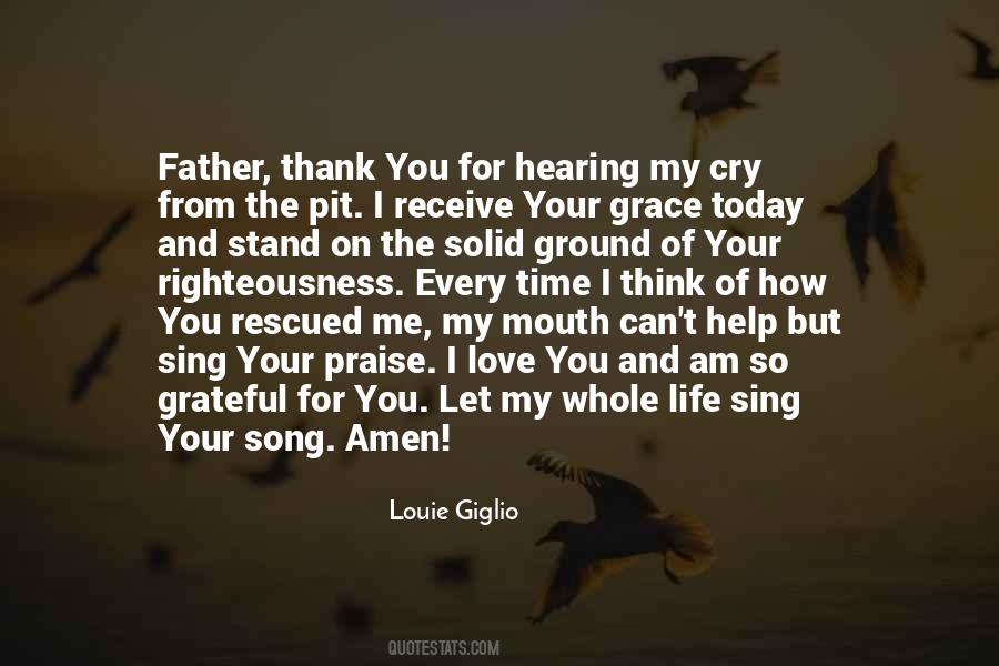 I'm Grateful For My Life Quotes #1144716