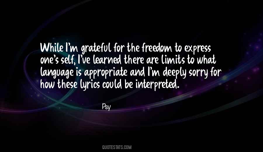 I'm Grateful For Quotes #1655167