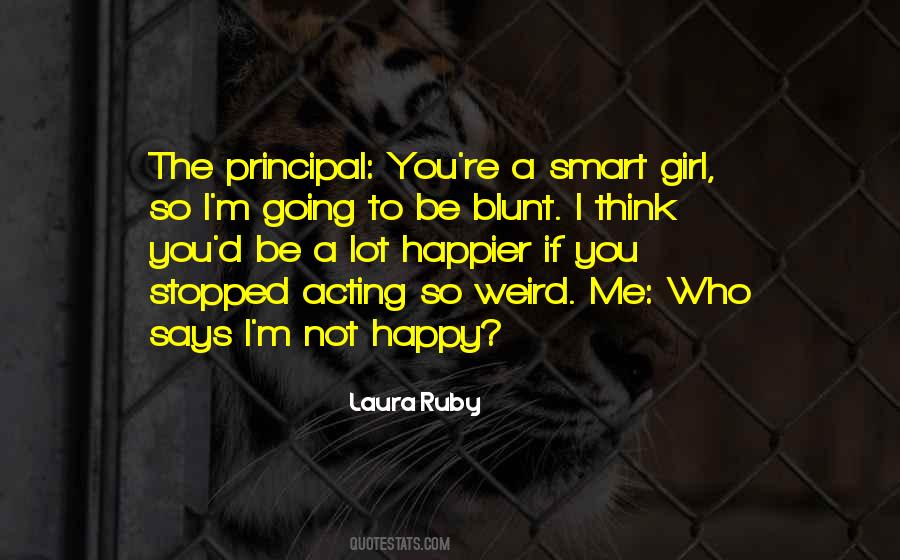 I'm Happy To Be Me Quotes #123044