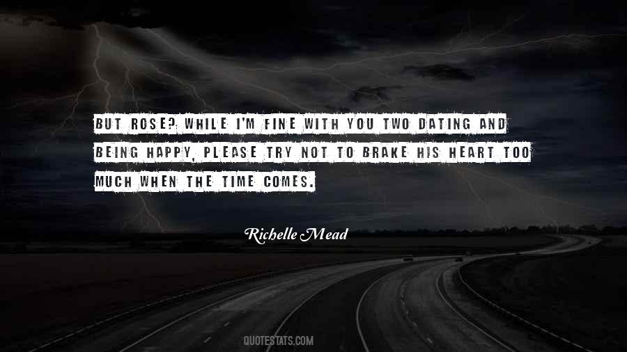 I'm Happy When I'm With You Quotes #724106