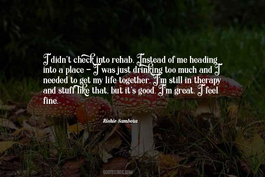 I'm In A Good Place Quotes #927740