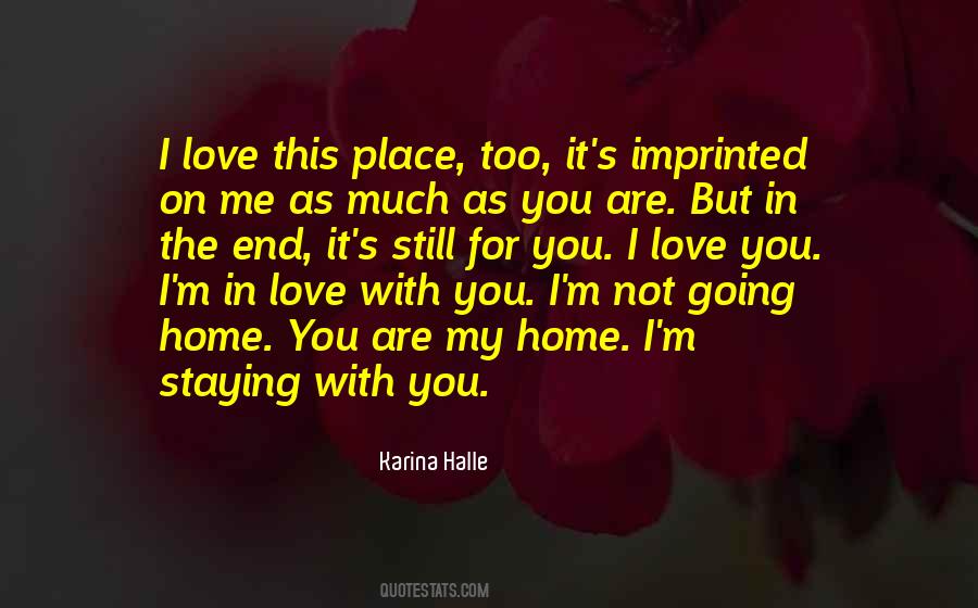 I'm In Love With You Quotes #283415