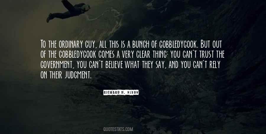 I'm Just An Ordinary Guy Quotes #158806