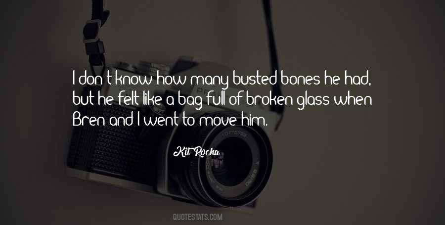 I'm Like Broken Glass Quotes #1421683