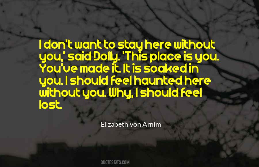 I'm Lost Without You Quotes #1047837