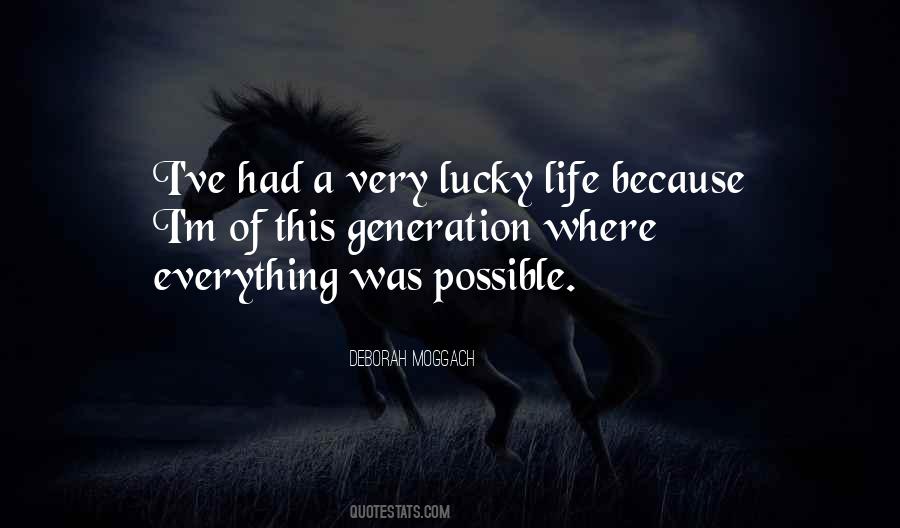 I'm Lucky To Have You In My Life Quotes #128128