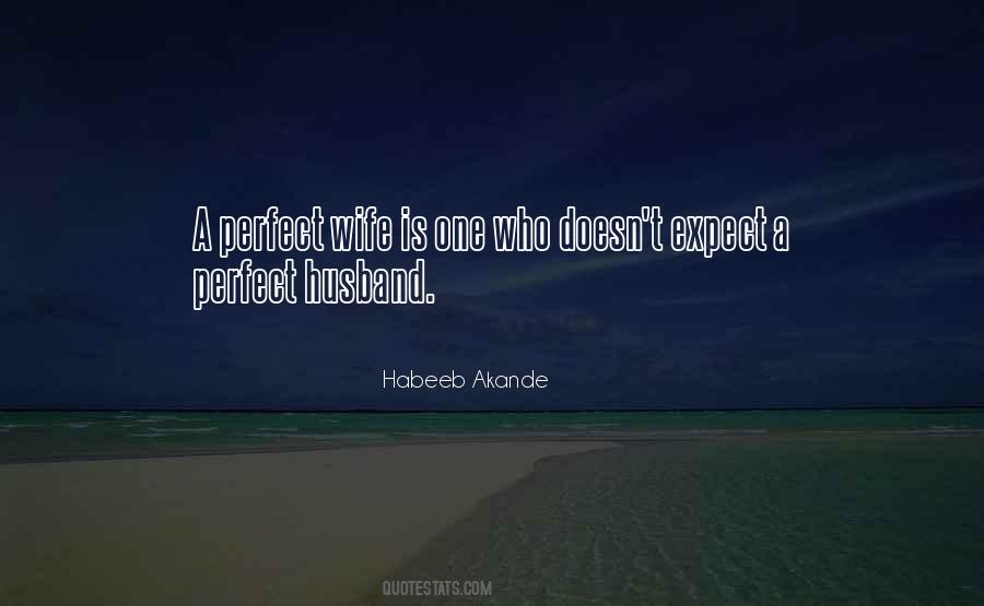 I'm Not A Perfect Husband Quotes #1119633