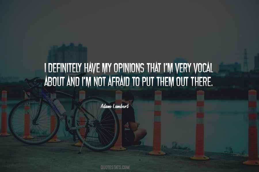 I'm Not Afraid Quotes #1121736