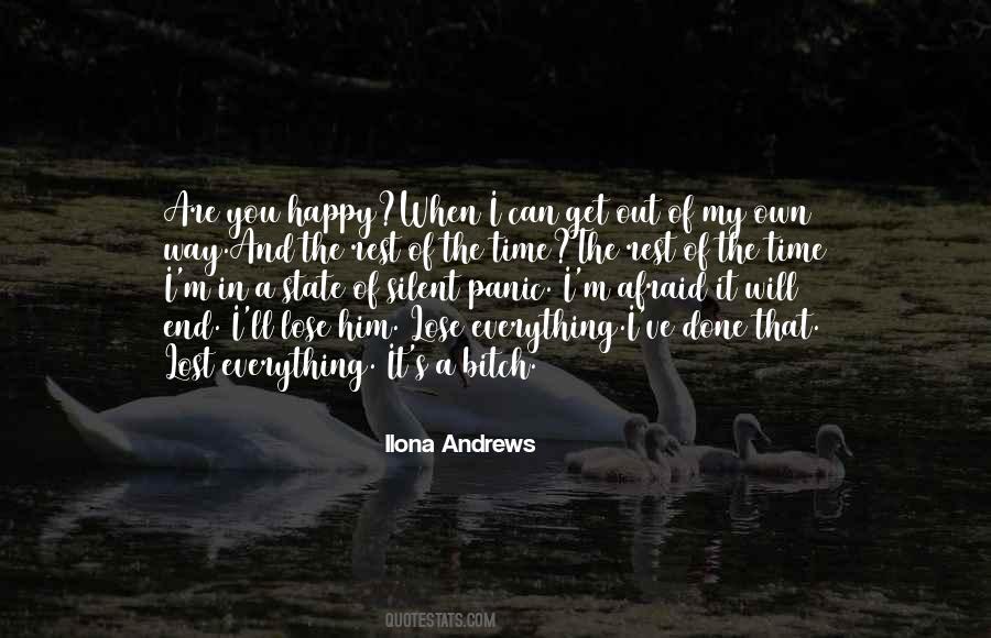 I'm Not Afraid To Lose You Quotes #1461874