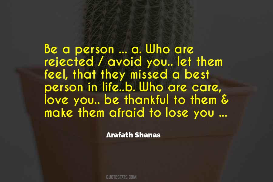 I'm Not Afraid To Lose You Quotes #492749