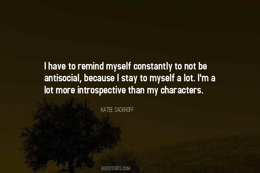 I'm Not Antisocial Quotes #189336