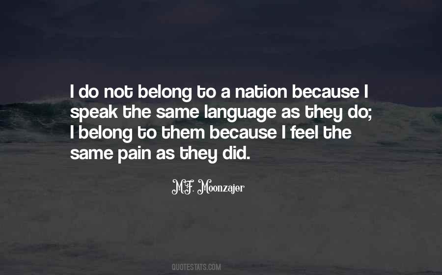 I'm Not Belong Quotes #1457646