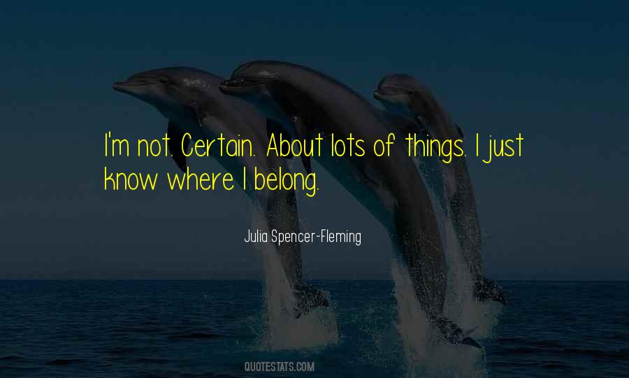 I'm Not Belong Quotes #1701657