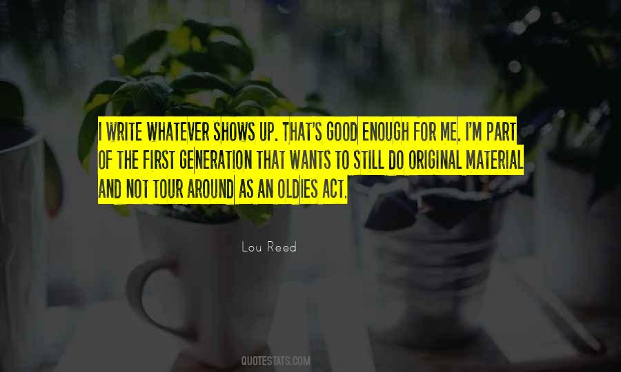 I'm Not Good Enough Quotes #398266