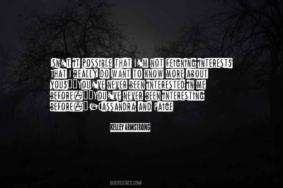 I'm Not Interested Quotes #146004 I'm Not Interested Quotes #146004