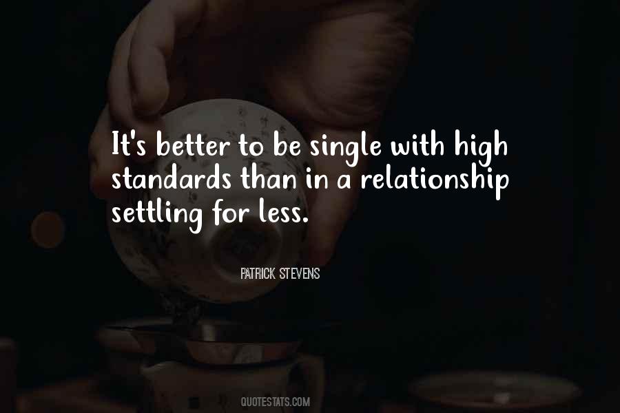 I'm Not Settling Quotes #250720