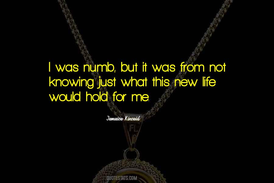 I'm Numb Quotes #808803