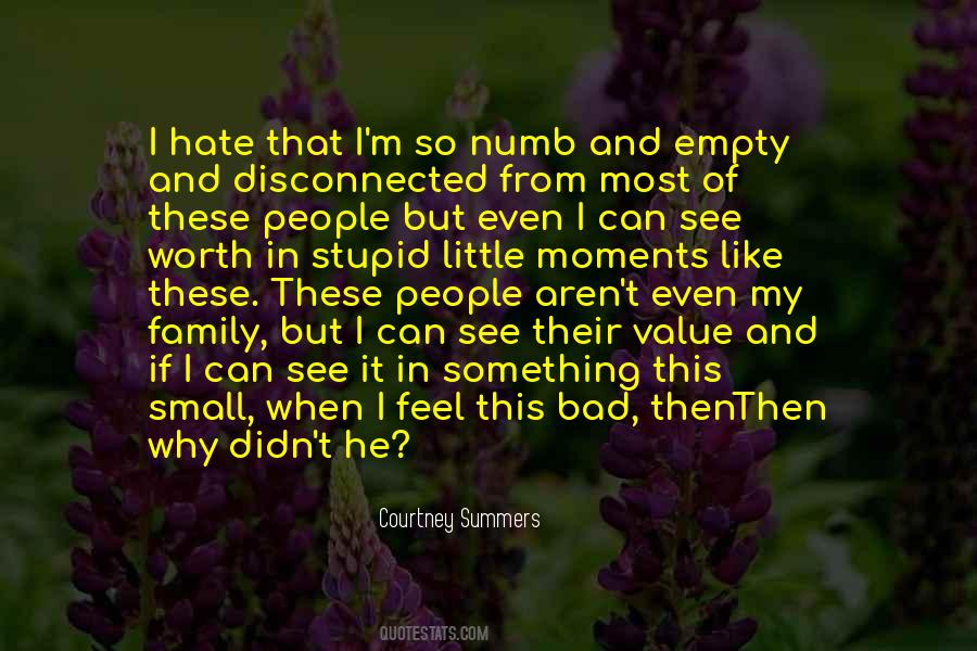 I'm Numb Quotes #975387