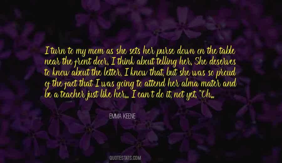 I'm Proud Of Her Quotes #509293