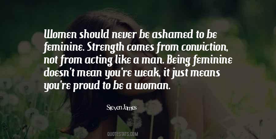 I'm Proud To Be A Woman Quotes #1219466