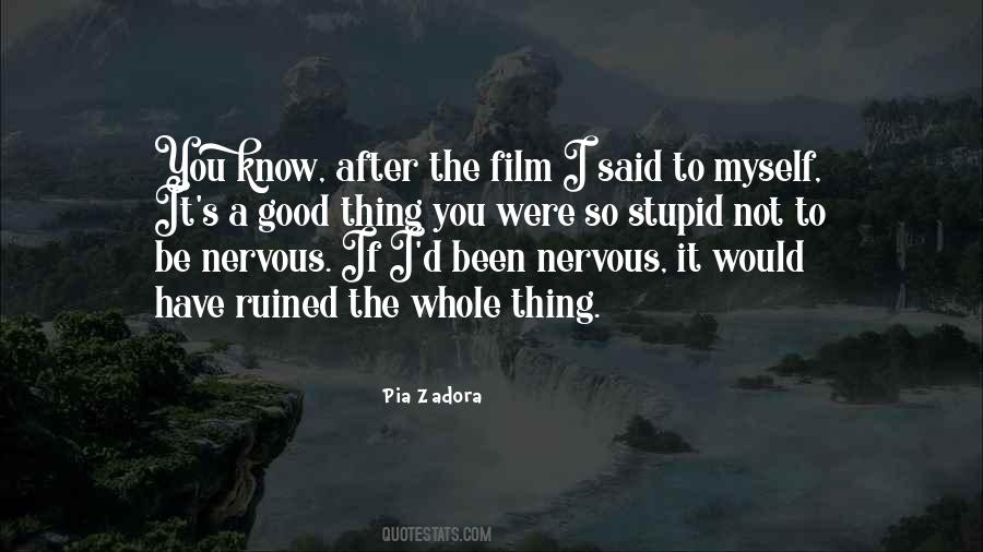 I'm Ruined Quotes #142630