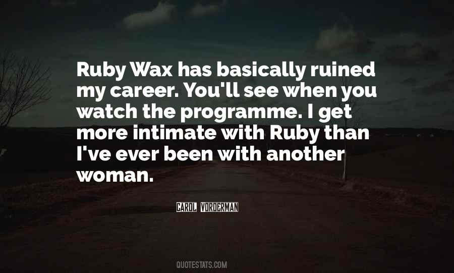 I'm Ruined Quotes #9524