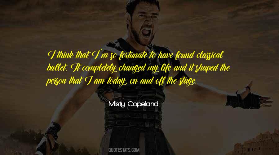 I'm So Fortunate Quotes #189532