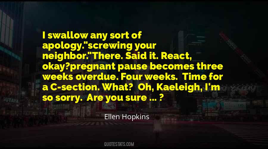 I'm So Sorry Quotes #121111