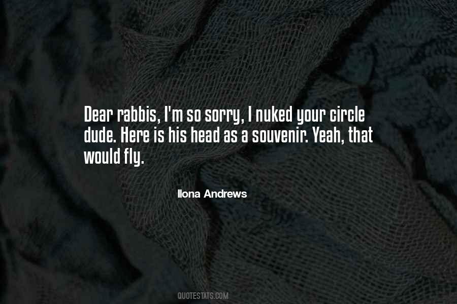 I'm So Sorry Quotes #22426