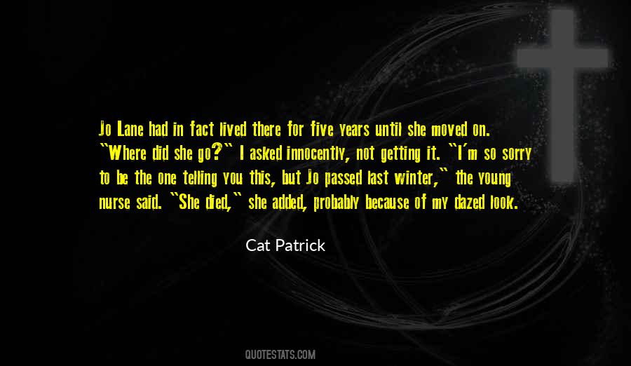 I'm So Sorry Quotes #329669