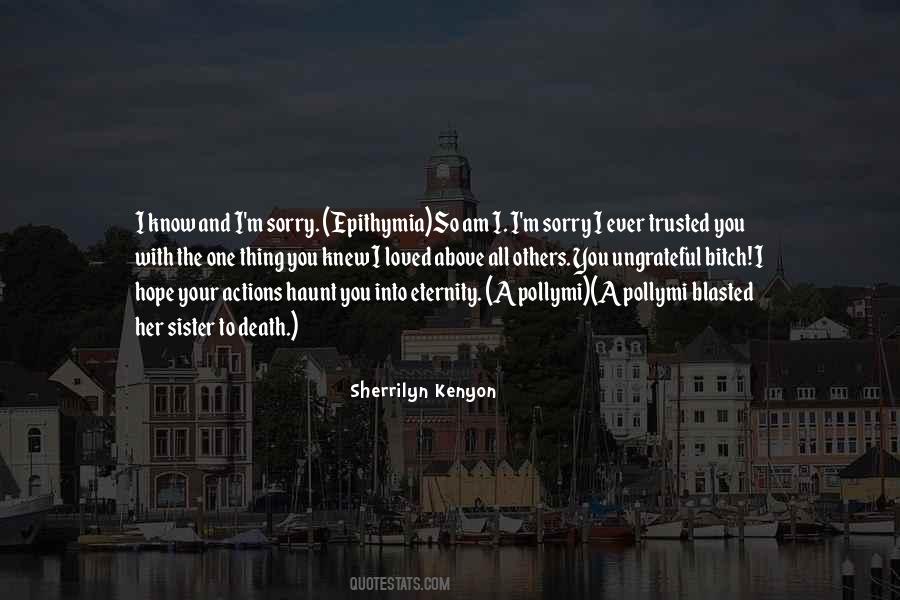 I'm So Sorry Quotes #67936