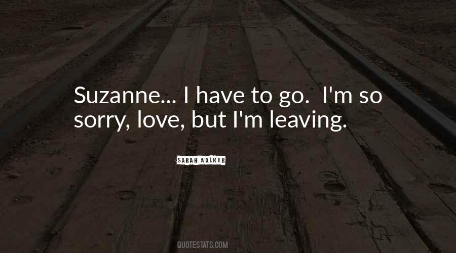 I'm So Sorry Quotes #820728
