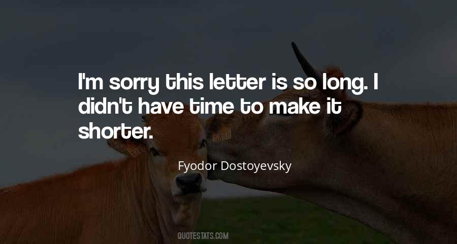 I'm So Sorry Quotes #96200